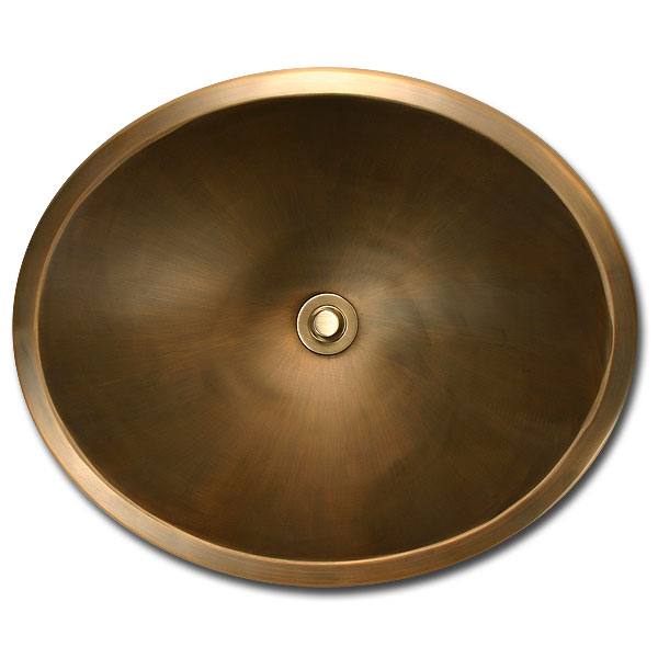 Linkasink Bathroom Sinks - Bronze - BR005 Oval (Smooth) - 4 Finishes - Click Image to Close
